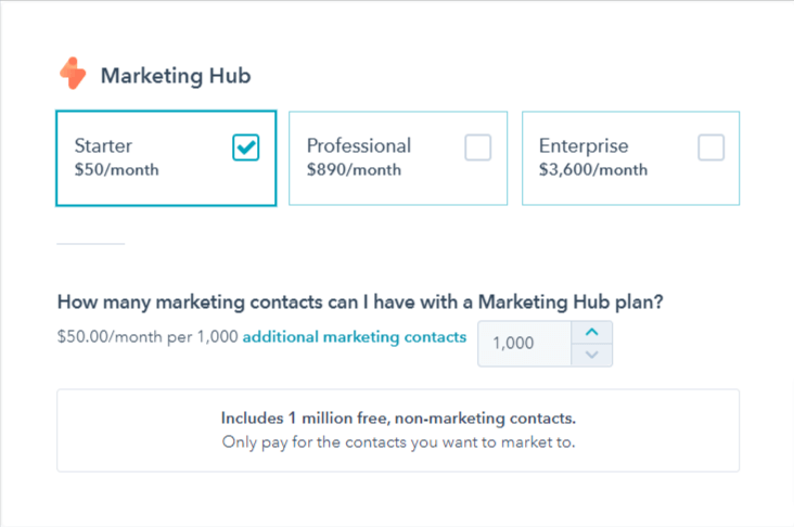 hubspot-pricing-email-marketing-softwares