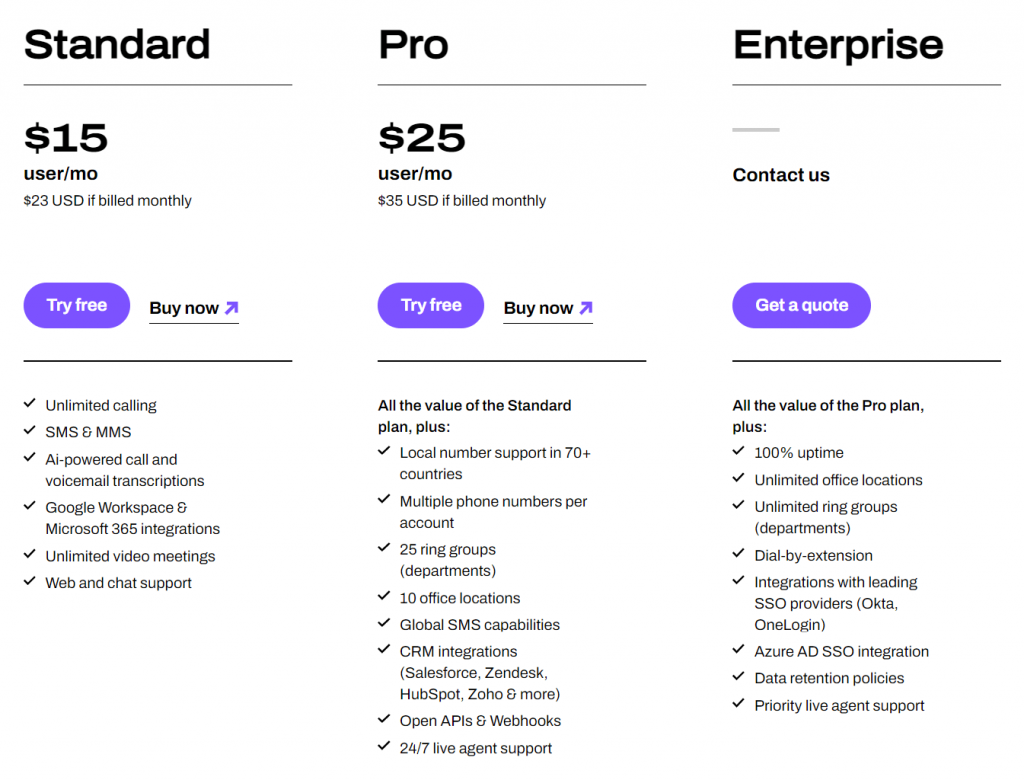 Dialpad-Pricing