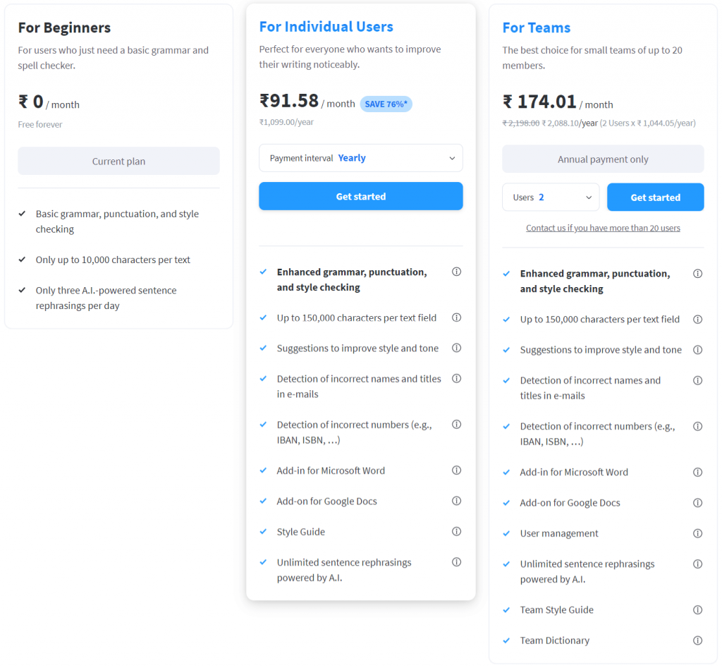 Best-Grammarly-Alternatives-LanguageTool-Pricing