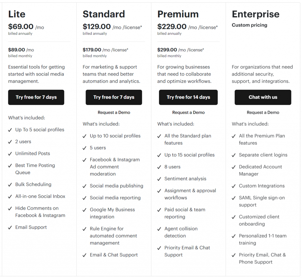 Statusbrew-Pricing