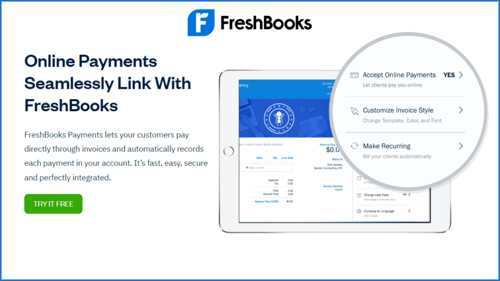 Freshbooks-best-online-payment-system