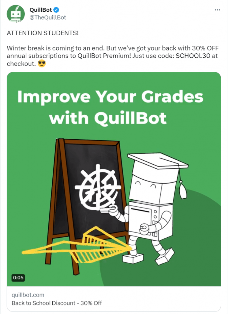 QuillBot-on-Twitter